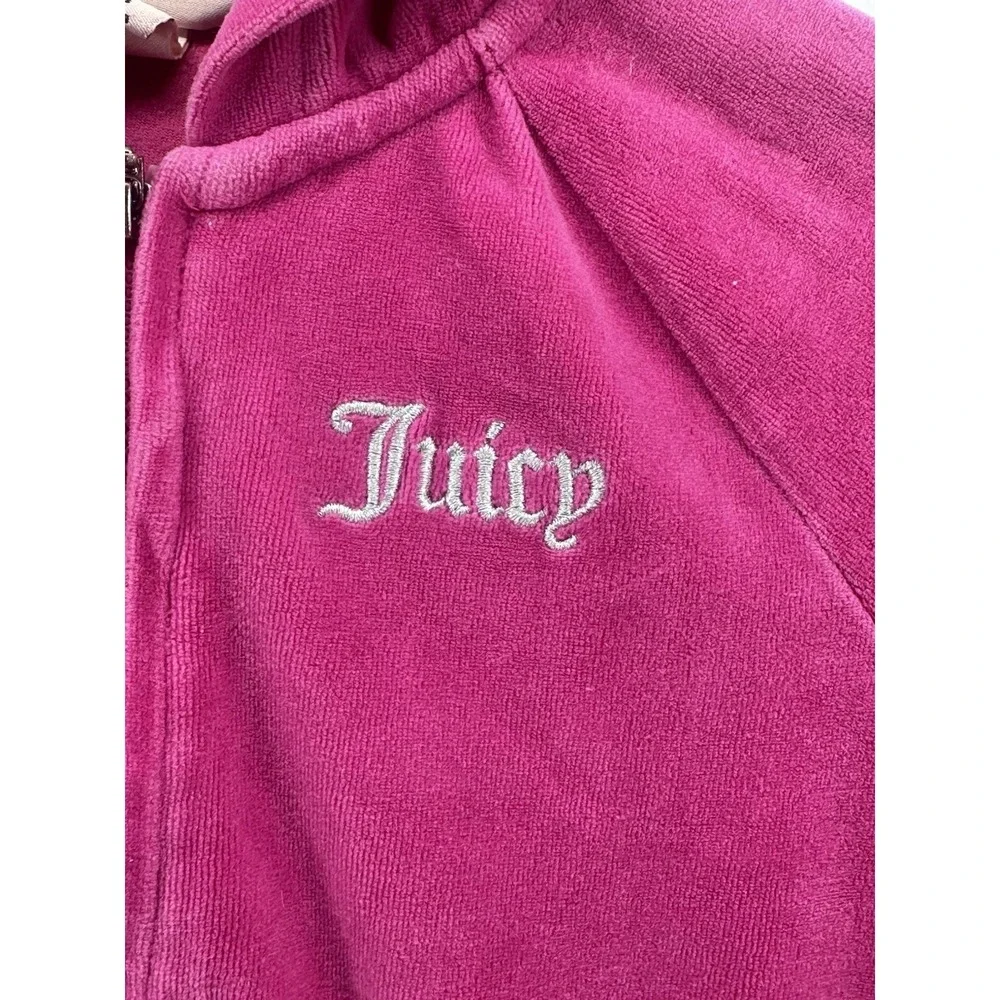 Girls Juicy Couture Velour Jacket Full Zip‎ Size 7